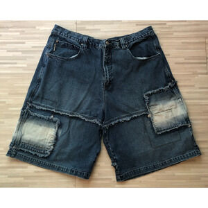 Southpole, Men's Denim Shorts, Size 42, Blue, Baggy, Y2K, Vintage, Hip Hop